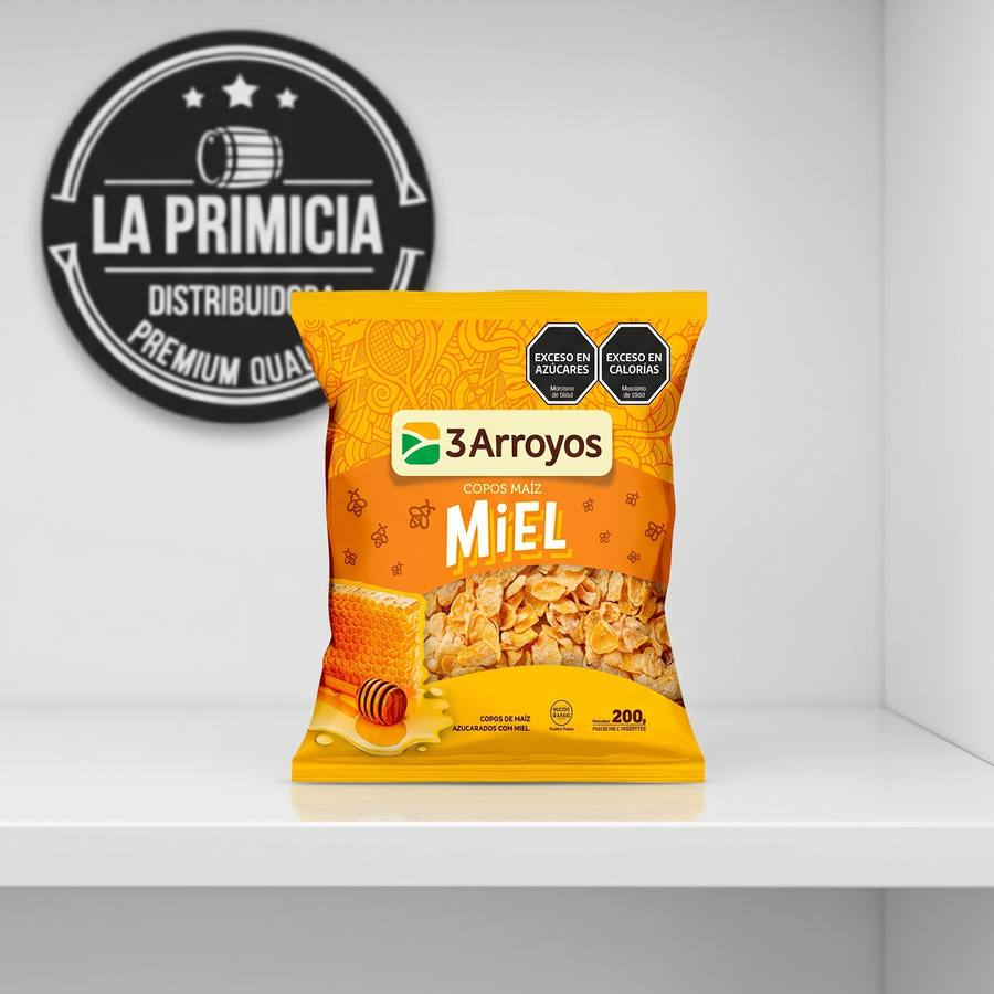 Copos de Maiz Miel 3 Arroyos 200g