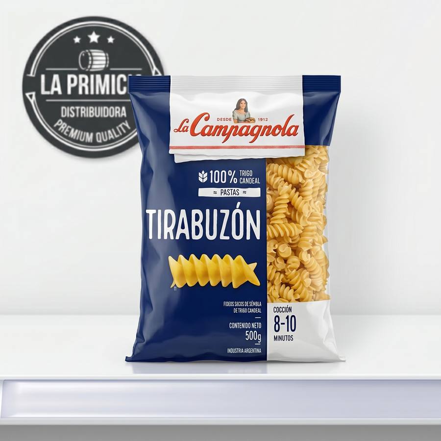 Fideos Tirabuzon La Campagnola 500g