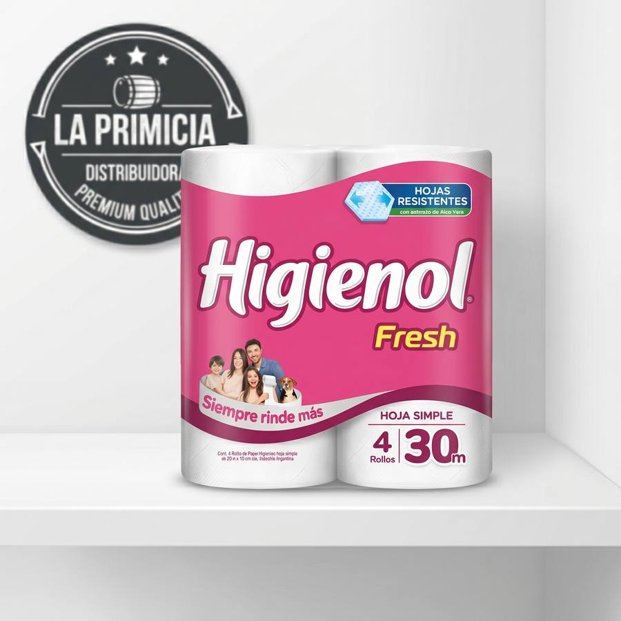 Papel Higienico Higienol Fresh 4x30m