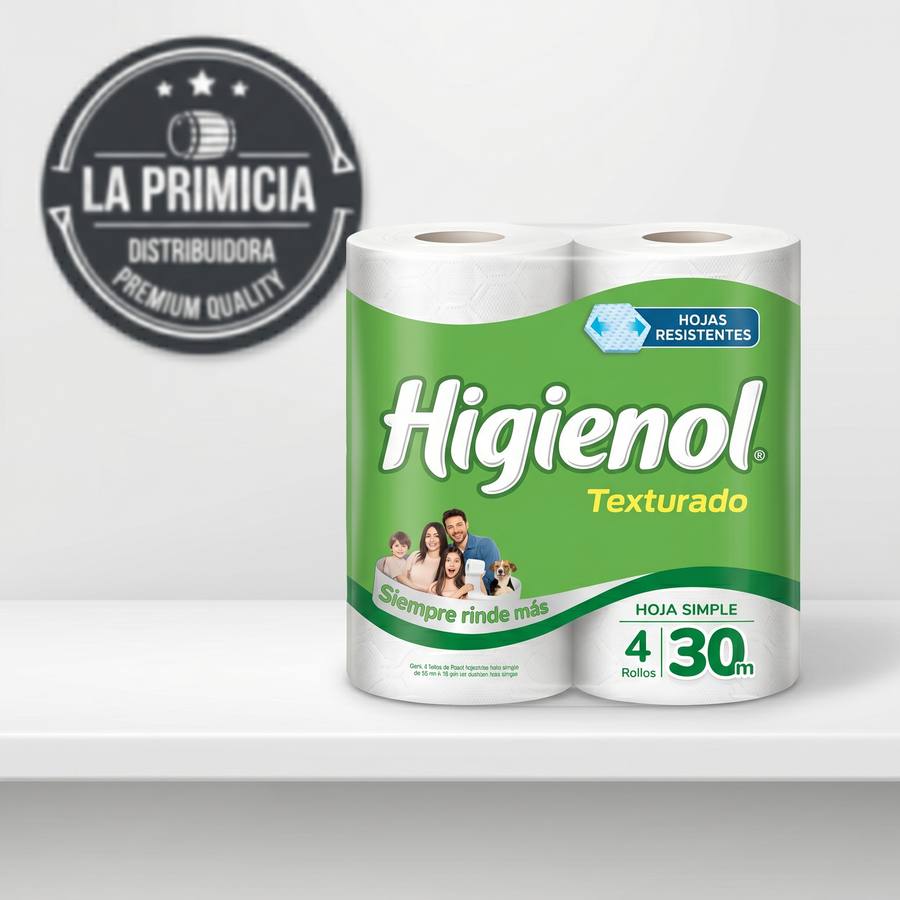 Papel Higienico Higienol Texturado 4x30m